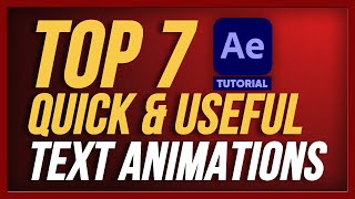 The BEST Text Animations in After Effects  Tutorial [upl. by Nairrot]