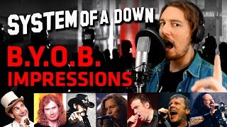 SYSTEM OF A DOWN  BYOB Cover  Vocal Impressions by Parasyche [upl. by Just532]