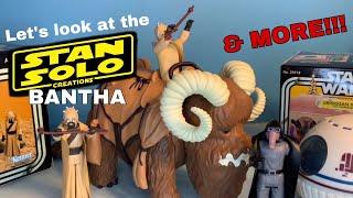 Stan Solo Bantha Review and POTF2 comparison and more Star Wars Kenner toy comparison [upl. by Salmon68]