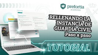 📹 TUTORIAL  Cómo rellenar la instancia de Guardia Civil 2024 paso a paso [upl. by Amzaj]