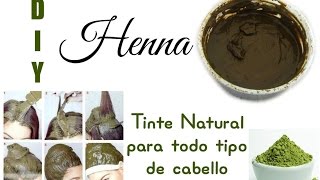 HENNA tinte natural para todo tipo de cabello DIY [upl. by London]