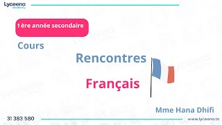 1ère année secondaire  Français  Rencontres [upl. by Nnylyaj35]