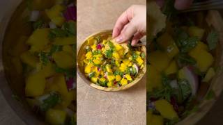 Easy Mango Salsa 🥭 healthyrecipe [upl. by Anna533]