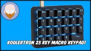 Very Handy Tool  Koolertron 23 Key Macro Mechanical Keyboard Review [upl. by Kirven474]