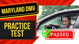 Maryland DMV Written Test 2024 50 MUST KNOW Questions with Answer Explanations [upl. by Neetsuj976]