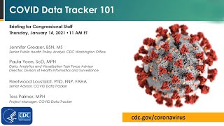 COVID Data Tracker 101 Briefing for Congressional Staff [upl. by Enirod667]