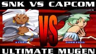 MUGEN Waifu Battles 11 Storm vs Morrigan [upl. by Bullion709]