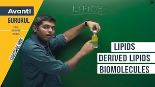 11B09  Biomolecules  Lipids  Derived lipids  Biomolecules  Class 11 Biology [upl. by Trebron]