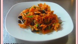 ENSALADA DE ZANAHORIA Y PASAS  Mis Recetas [upl. by Oatis649]