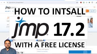 Free JMP 172 2024  How to Install JMP Software 172 in LaptopPC [upl. by Garcia]