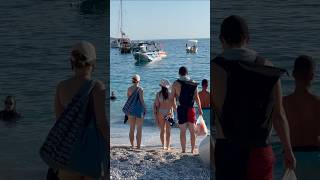 🇬🇷Summer Holiday Greece Kalamaki Beach Beautiful Day💦 beach greecebeach [upl. by Oigufer]