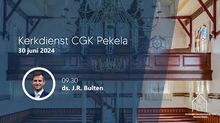 CGK Pekela  Morgendienst van 30 juni 2024 [upl. by Pegg]