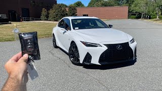 2024 Lexus IS350 F Sport Start Up Exhaust Test Drive Walkaround POV and Review [upl. by Grosmark906]