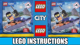 LEGO Instructions  City  Magazine Gift  952309  Explorer with Water Scooter [upl. by Demmahum873]