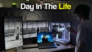 A Day In The Life Of A Small Content Creator [upl. by Eelatsyrc229]