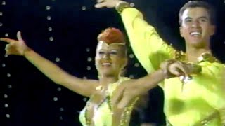 Tony Meredith  Melanie LaPatin  Samba  1986 Championship Ballroom Dancing PBS [upl. by Garnet]