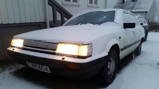 1986 Toyota Camry DX Hatchback cold start 11 celsius [upl. by Darlleen]