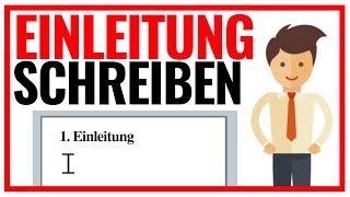 Einleitung schreiben für deine HausarbeitBachelorarbeit [upl. by Essile204]