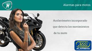 Alarmas para Motos  X28 ALARMAS [upl. by Ennairej]