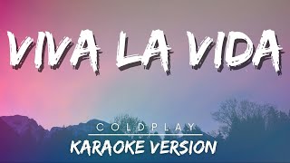 Coldplay  Viva La Vida Karaoke Version  Best Pop 2023 [upl. by Nonek]