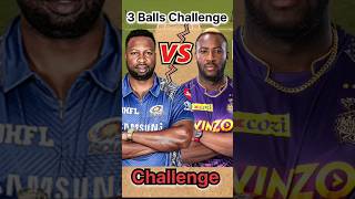 Kieron Pollard Vs Andre Russell 33 Balls Battle Challenge  shorts ipl andrerussell supersixes [upl. by Lorak]