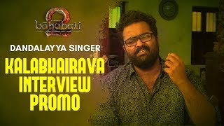 MM Keeravanis son Baahubali 2 singer Kaala Bhairava Interview Promo  Dandalayya Singer [upl. by Gilford]