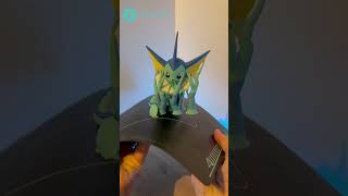 Vaporeon  pokemon plafilament 3dprinterfilament pokemongo 3dpokemon 3dprint 3dfilament [upl. by Annair]