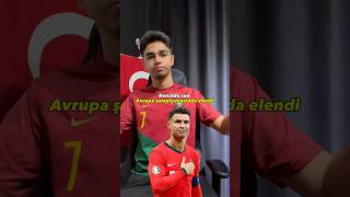 RONALDO SON AVRUPA ŞAMPİYONASINDA ELENDİ 😭 [upl. by Esiom]