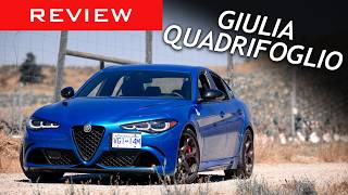 2024 Alfa Romeo Giulia Quadrifoglio Review  This is the end [upl. by Yddor]