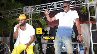 Bounty killer and Richie Stephens performing at footprints cafebountykiller reggae dj [upl. by Etnauj]