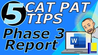 5 CAT PAT TIPS  Phase 3 Report  Computer Applications Technology [upl. by Efar]