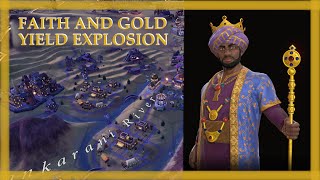 Civ 6 Sundiata Keita Deity  Nonstop Flight To Gold and Faithville [upl. by Celestyn365]