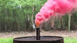 Enola Gaye Wire Pull Smoke Grenade  RED [upl. by Nanji]