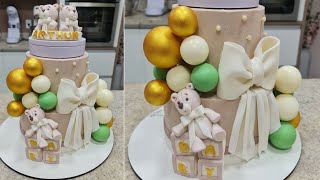 VÍDEO COMPLETO BOLO DECORADO COM GANACHE E MODELAGEM EM 3 D ÁUDIO ORIGINAL PARISCAKEDESIGNER [upl. by Maximilien]