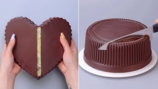 Delicious Chocolate Cake Decoration Recipe  Amazing Cake And Dessert Compilation  So Tasty [upl. by Artus]