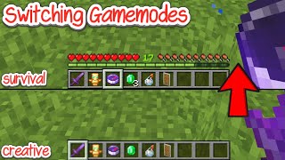 How to Change Gamemodes on Minecraft Java amp Bedrock 121 [upl. by Acirne787]