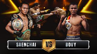 Saenchai vs Bovy  KNOCKOUT  Full Muay Thai Fight [upl. by Allecram711]