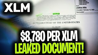 The leaked document reveals the global use of XLM which is worth 8780 XLM at its current price [upl. by Leitao]