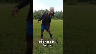 Side Head Stall tutorial ⚽🔥footballskills youtubeshorts [upl. by Elleb]