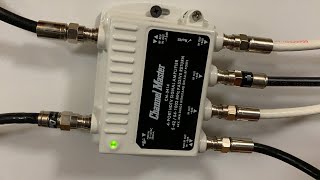 TV Antenna Signal Amplifier  4way Amplified Splitter  Channel Master CM3414 [upl. by Maurizio531]