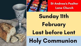 St Andrews Psalter Lane Church Service of Holy Communion on Sunday 11th February 2024 [upl. by Nguyen283]