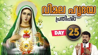 33 ദിവസത്തെ വിമലഹൃദയ പ്രതിഷ്ഠാ ഒരുക്കം Day 25  Fr Daniel Poovannathil [upl. by Dyun]