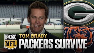 Tom Brady breaks down Packers lastsecond win over Bears  NFL on FOX [upl. by Assenna]