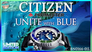 The Most Beautiful Citizen Dial Ever  Citizen Promaster Unite With Blue BN016601L Unbox amp Review [upl. by Hsan642]