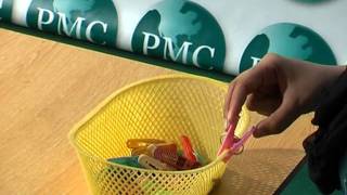 Pegging a Basket Montessori Practical Life Exercise [upl. by Sainana48]