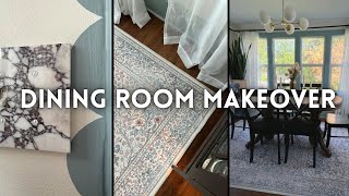 EXTREME DINING ROOM TRANSFORMATION✨before amp after DIY home makeover [upl. by Dev]