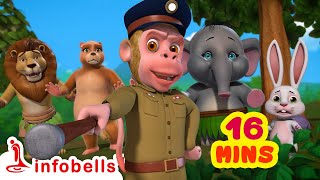 Akkad Bakkad Bambe bo amp more  Hindi rhymes for Children  Infobells [upl. by Girand]