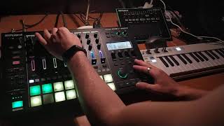 ThunderTek Super Tekno LiveSet With Roland MC 707 [upl. by Talyah]