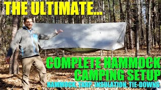 The ULTIMATE Complete Hammock Camping Setup [upl. by Yensehc]