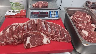 Simple Cut Rib Eye Steak [upl. by Ahsatam]